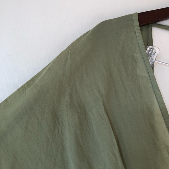 Anthropologie x Faithfull the Brand Sage Green Cedric Jumpsuit 8 NWT large - Picture 10 of 11